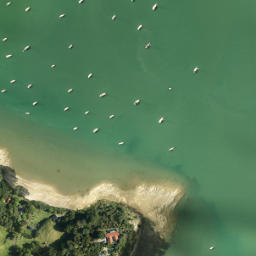 Satellite imagery of Opahi Point, NZ