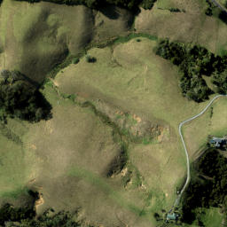 Satellite imagery of Tawhitikahu Ridge, NZ
