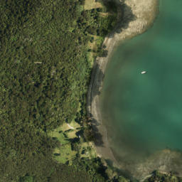 Satellite imagery of Opahi Point, NZ