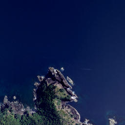 Satellite imagery of Long Point, NZ