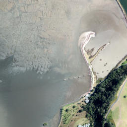 Satellite imagery of Kakanui Point, NZ