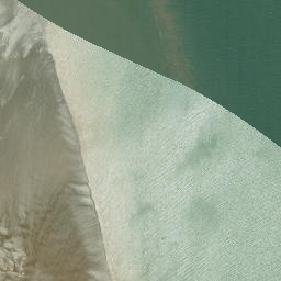 Satellite imagery of Aotea Cliffs, NZ