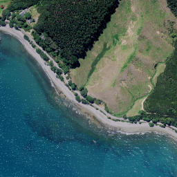 Satellite imagery of Urarima Pa, NZ