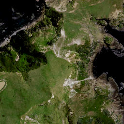 Satellite imagery of Opitoiti Point, NZ