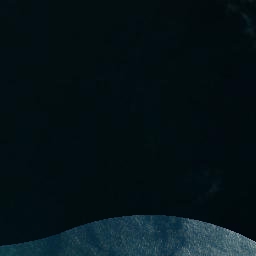 Satellite imagery of Shag Rock, NZ