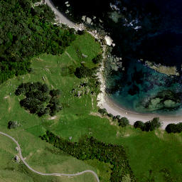 Satellite imagery of Matakawau Point, NZ