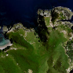 Satellite imagery of Motutaupiri Point, NZ