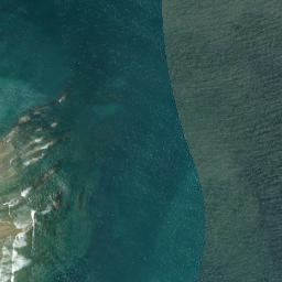 Satellite imagery of Whangaparaoa Head, NZ