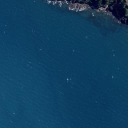 Satellite imagery of Te Kawau Point, NZ
