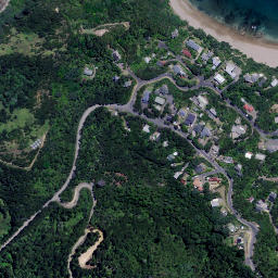 Satellite imagery of Kamakamakura Point, NZ