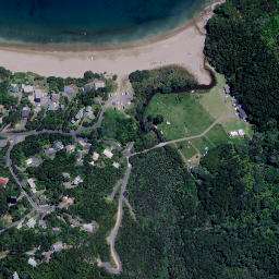 Satellite imagery of Kamakamakura Point, NZ