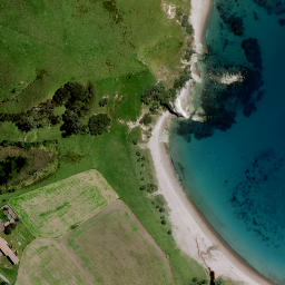 Satellite imagery of Motutaupiri Point, NZ