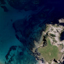 Satellite imagery of Motutaupiri Point, NZ