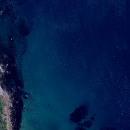 Satellite imagery of Pukenui Point, NZ