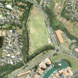 Satellite imagery of Rakauananga Point, NZ
