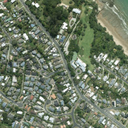 Satellite imagery of Tarihunga Point, NZ