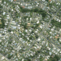 Satellite imagery of Tarihunga Point, NZ