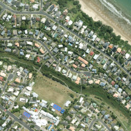 Satellite imagery of Tarihunga Point, NZ