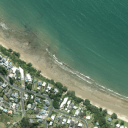 Satellite imagery of Tarihunga Point, NZ