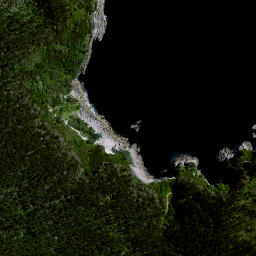 Satellite imagery of Awaroa Point, NZ