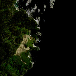 Satellite imagery of Awaroa Point, NZ