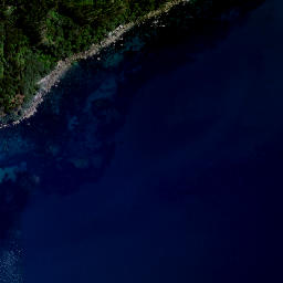 Satellite imagery of Awanui Point, NZ