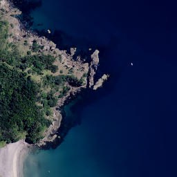 Satellite imagery of Tuateawa Point, NZ