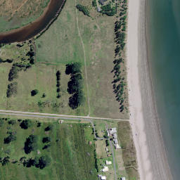 Satellite imagery of Motukuku Point, NZ