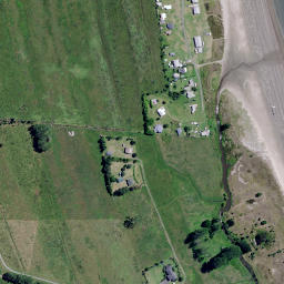 Satellite imagery of Motukuku Point, NZ