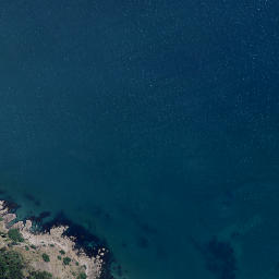Satellite imagery of Motukuku Point, NZ