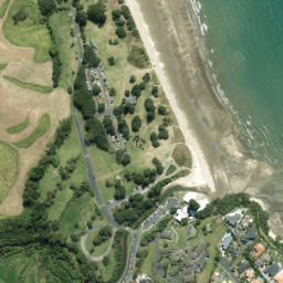 Satellite imagery of Toroa Point, NZ