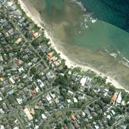 Satellite imagery of Toroa Point, NZ