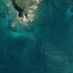 Satellite imagery of The Noises, NZ