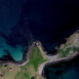 Satellite imagery of Papatai Point, NZ