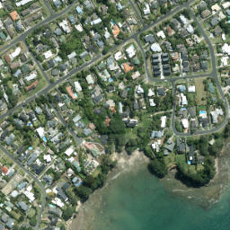Satellite imagery of Toroa Point, NZ