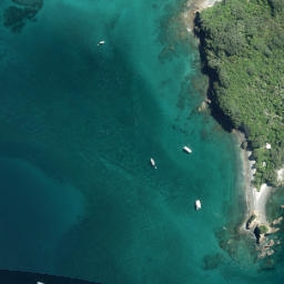 Satellite imagery of The Noises, NZ