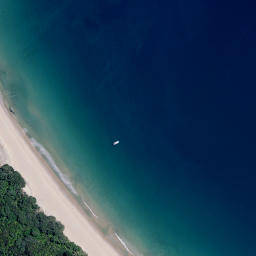 Satellite imagery of Motuto Point, NZ