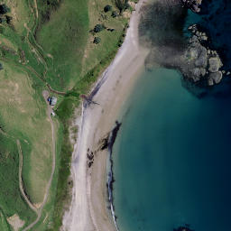 Satellite imagery of Papatai Point, NZ
