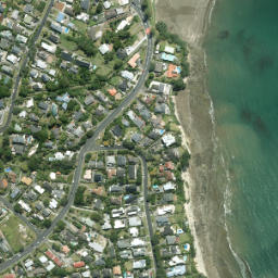 Satellite imagery of Tipau Point, NZ