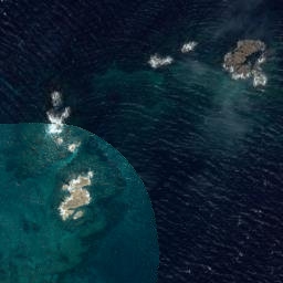 Satellite imagery of Green Noises, NZ