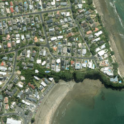 Satellite imagery of Tipau Point, NZ
