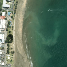 Satellite imagery of Tipau Point, NZ