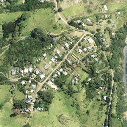 Satellite imagery of Little Sandy Point, NZ
