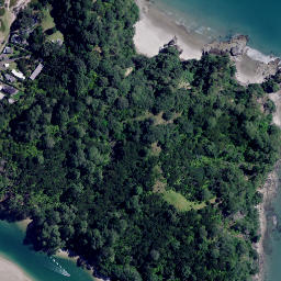 Satellite imagery of Te Rehutae Point, NZ