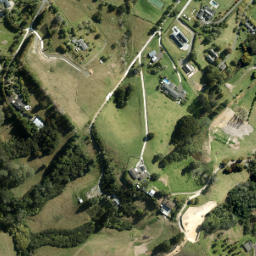 Satellite imagery of cairn, NZ