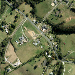 Satellite imagery of cairn, NZ