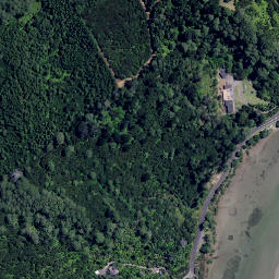 Satellite imagery of Te Rehutae Point, NZ