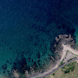 Satellite imagery of Quarry Point, NZ