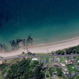 Satellite imagery of Quarry Point, NZ