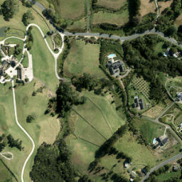 Satellite imagery of cairn, NZ